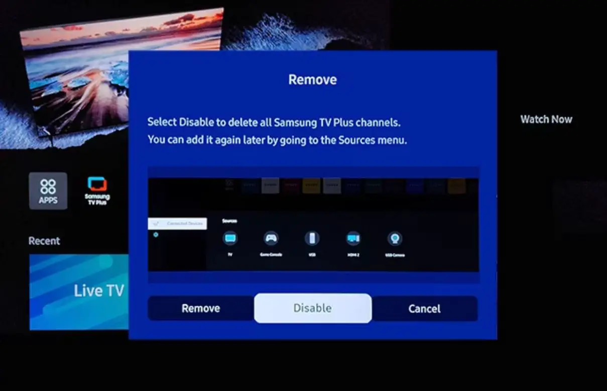 Removing TV Plus from Your Home Screen