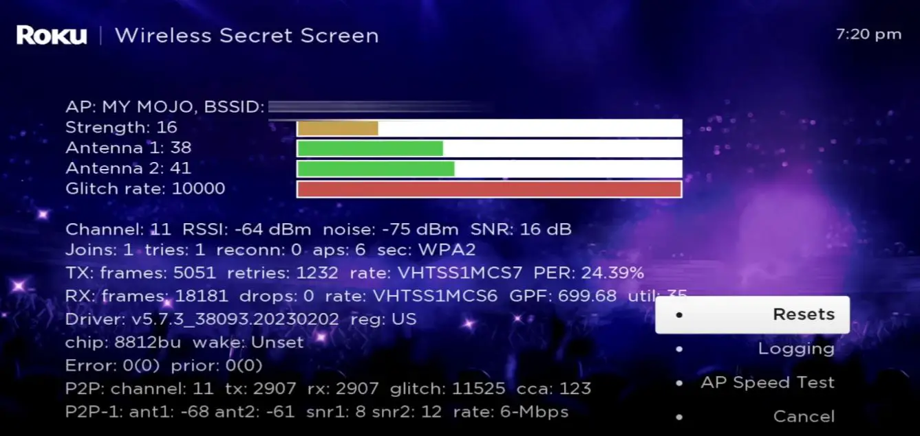 Roku Wireless Secret Screen