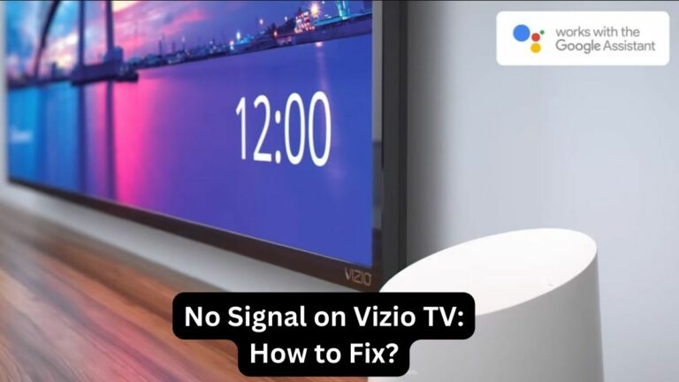 No Signal on Vizio TV